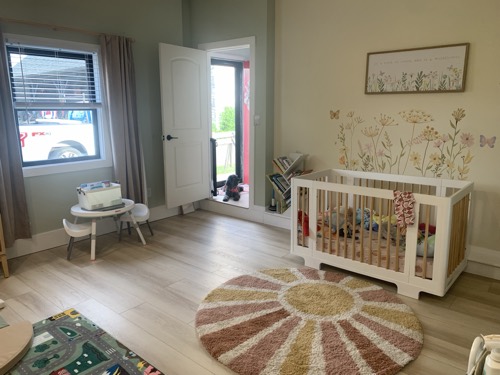Room addition with new flooring, windows and trim, West Alexandria, OH